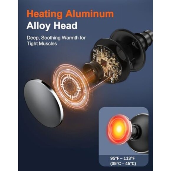 arboleaf Thermal Massage Gun Deep Tissue with Heat, Handheld Muscle Percussion M - Picture 8 of 8